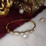 Love Heart Link Bangle Bracelet