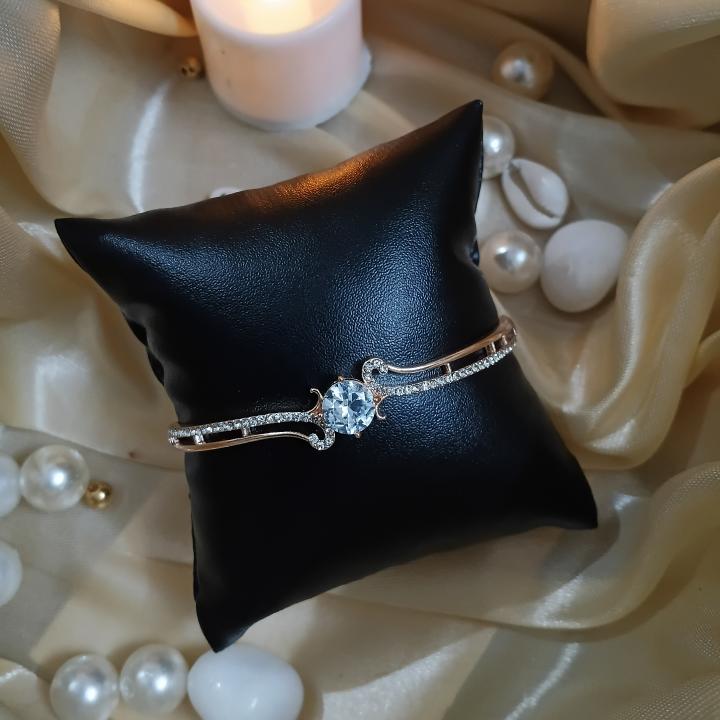 American Diamond Rose Gold Plated Bracelet