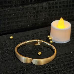 Matt Gold Plated Cuff Bracelet