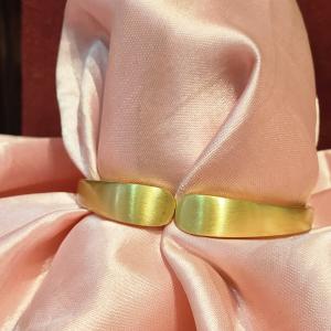 Matt Gold Plated Cuff Bracelet