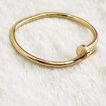 GOLD NAIL CARTIER BRACELET