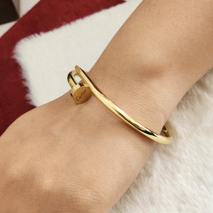 GOLD NAIL CARTIER BRACELET