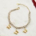 Butterflies & Rhinestones Anklet/Bracelet