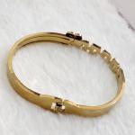 White Enamel Flower With Set of White AD Gold Bracelet