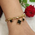 Black Clover Charms Bracelet