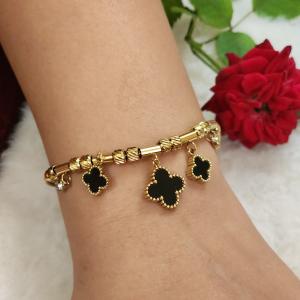 Black Clover Charms Bracelet