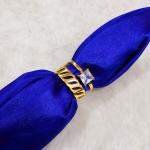 Gold Ring With A Shank Design & Square-Cut Gemstone On Top