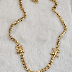 Gilded Sea Star Chain Necklace