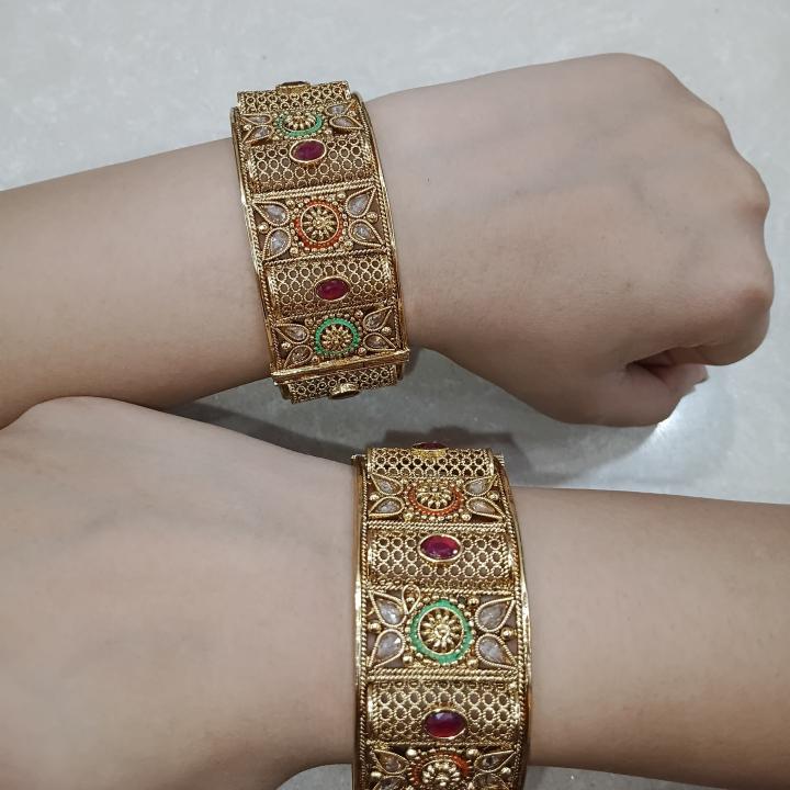 Meher Jadau Polki Kadas (Set of 2)