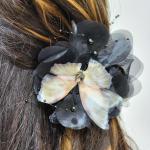 Noir Elegance Butterfly Clutcher