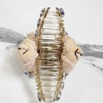 Crystal Bear Luxe Clutcher – Mocha Edition