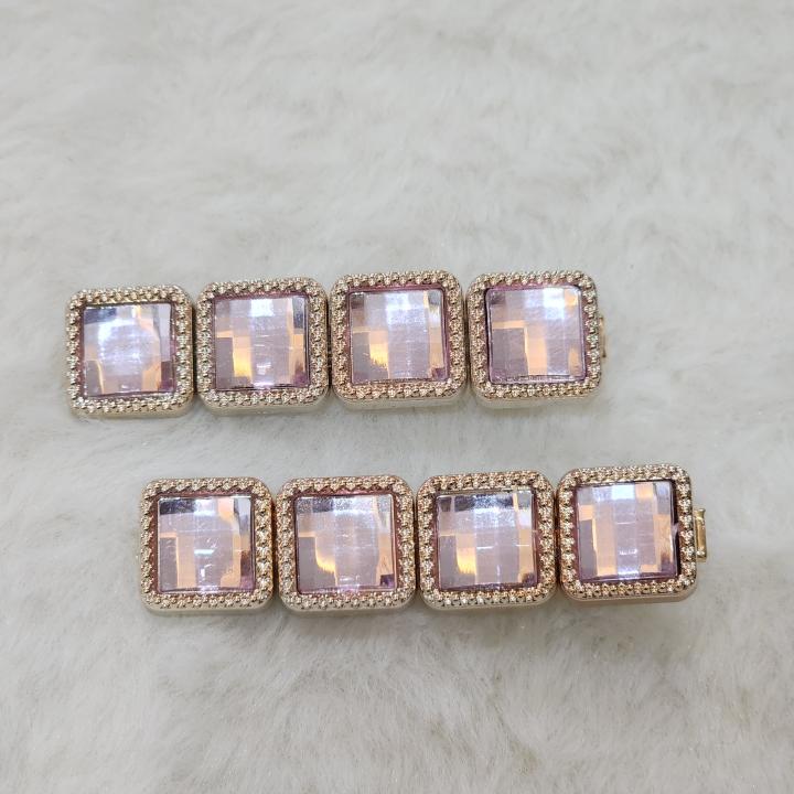 Blush Quartz Elegance – Set of 2