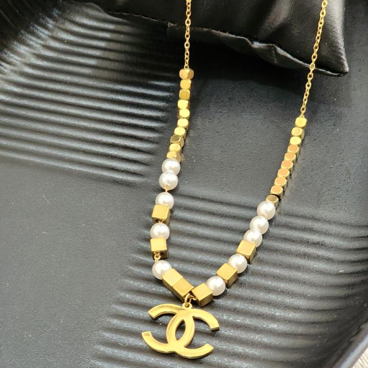 Luxe Aabhushan Éclat CC Charm Necklace
