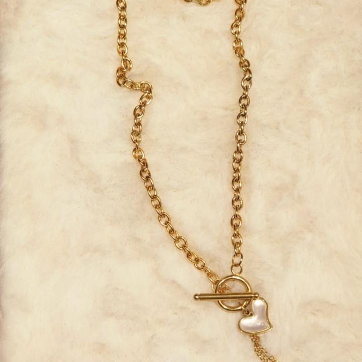 Elysian Grace Heart Pendant Necklace