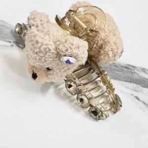 Crystal Bear Luxe Clutcher – Mocha Edition