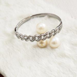 Unisex “Sterling Grace” Silver Chain-Link Bracelet