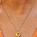 Regalia Monogram Medallion Necklace