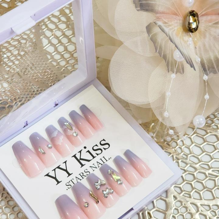 “Twilight Bloom” Luxe Press-On Nail Set