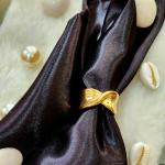 Sculpted Bow/Infinity Statement Ring