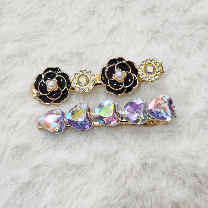 Royal Rose Clip – Set of 2
