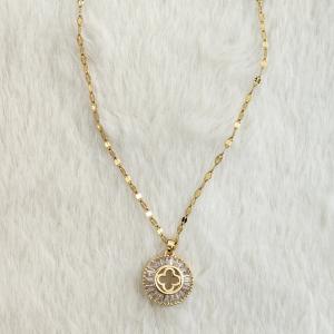 Aurelia Clover Medallion Necklace