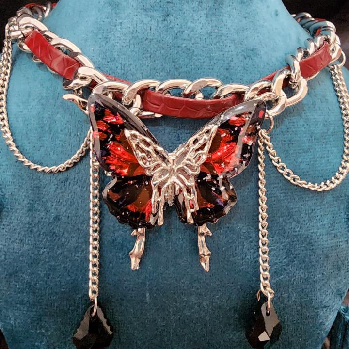 Nyx Noir Butterfly Choker