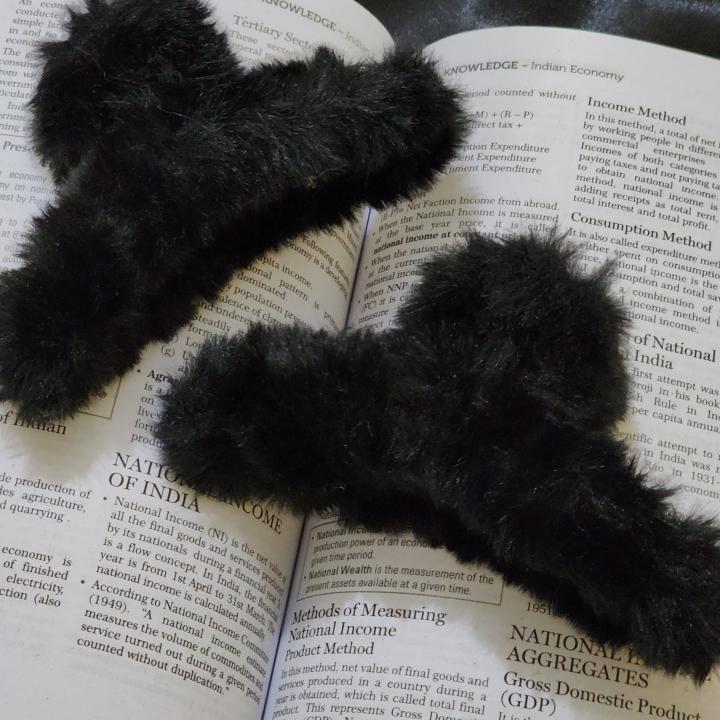 Midnight Velvet Fuzz Clutcher