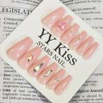 “Rosé Dazzle” Luxe Press-On Nail Set