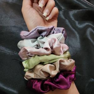 Luxe Aabhushan - Plum ◦ Royale Satin Scrunchie