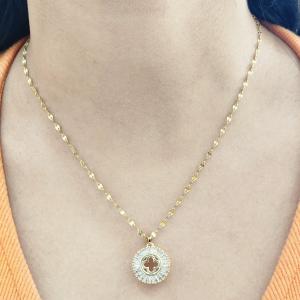 Aurelia Clover Medallion Necklace