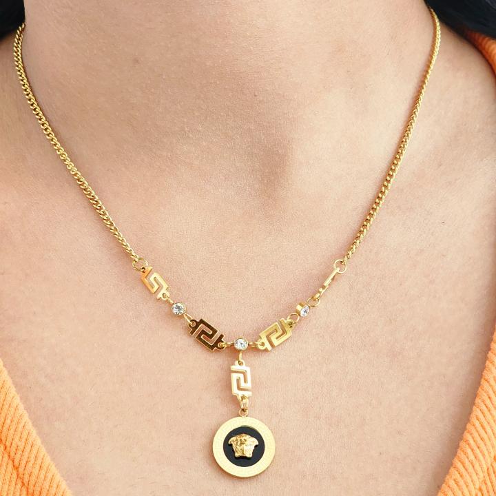 Aurelia Medusa Pendant Necklace