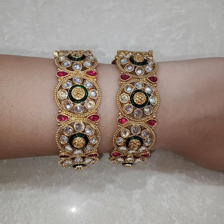 Viraasat Kundan Rajputi Bangles