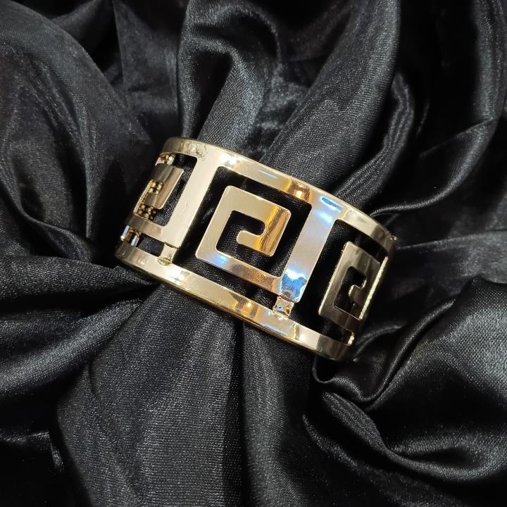 Greek Maze Statement Cuff