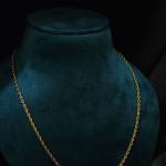 Sunehri Twist Rope Chain Necklace