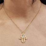 Hamsa Eye Charm Necklace