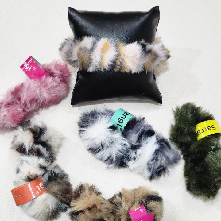 Tawny Leopard Scrunchie