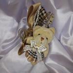 Royal Teddy Bow Clutcher – Gold Edition