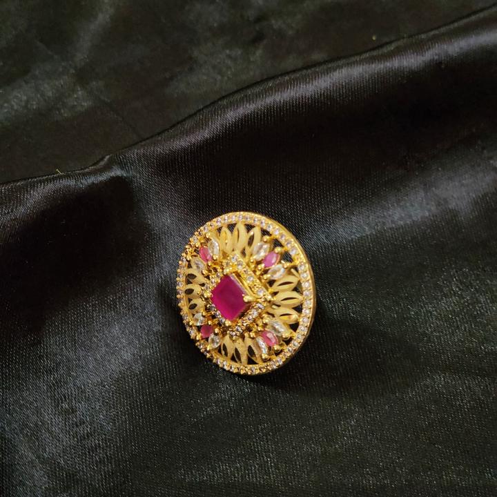 Noor-e-Gulabi Cocktail Ring