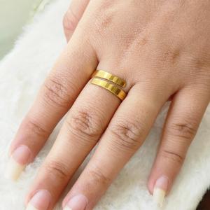Aurum Twin-Band Statement Ring