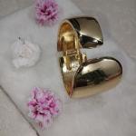 Opulent Radiance Anti-Tarnish Gold Cuff Bracelet