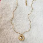 Regalia Monogram Medallion Necklace