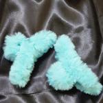 Icy Blue Fuzz Clutcher