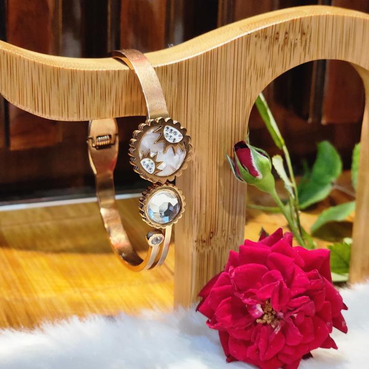 Rosé Celeste Designer Bracelet