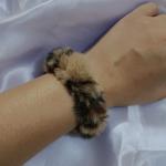 Golden Cheetah Scrunchie