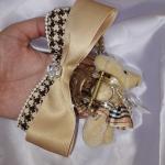 Royal Teddy Bow Clutcher – Gold Edition