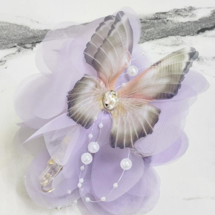 Lavender Mist Butterfly Clutcher