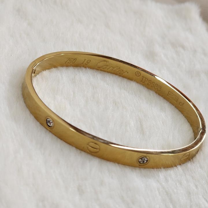 GOLD CARTIER DIAMOND AUDREY BRACELET