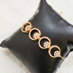 American Diamonds Flower Bracelet/Rakhi