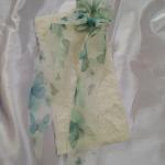 Tropical Mint – Luxe Aabhushan Butterfly Chiffon Scrunchie