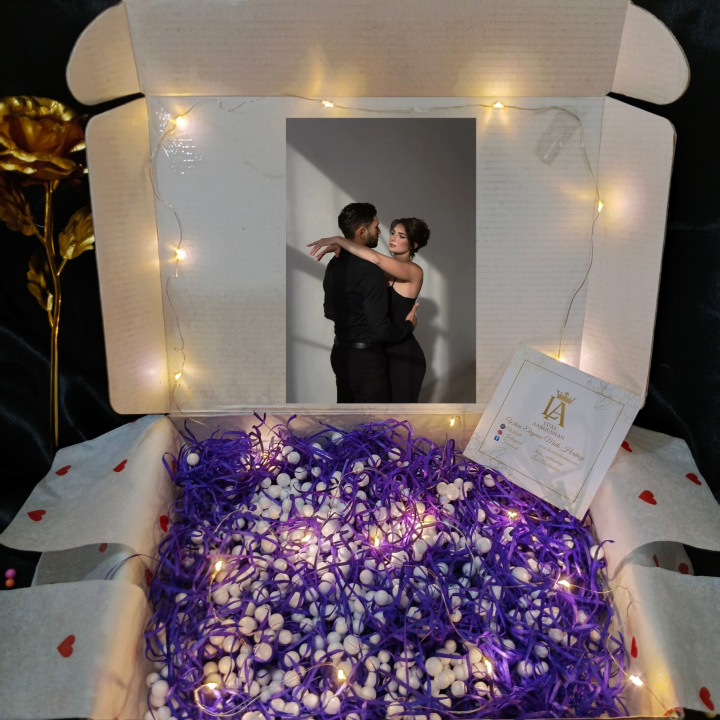Golden Love - Personalized Gift Hamper Box